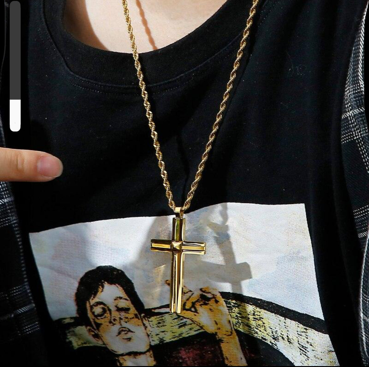 Cross Pendent Chain